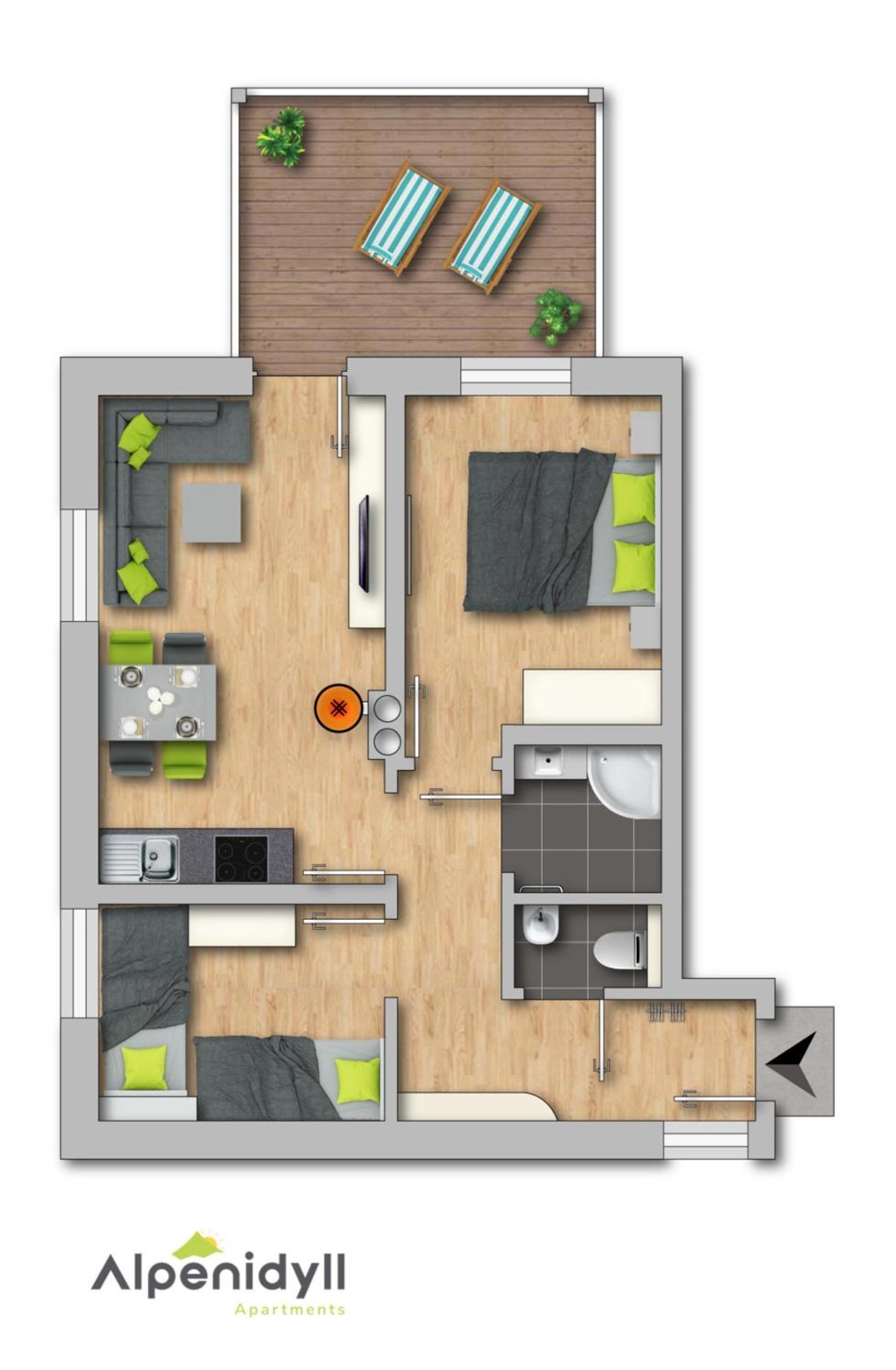 Happy Aich 3 By Alpenidyll Apartments Exterior foto
